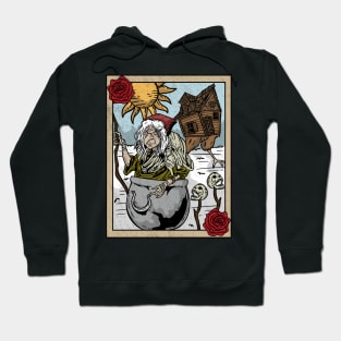 Baba Yaga - Witch Witchcraft Spells Tarot Card Hoodie